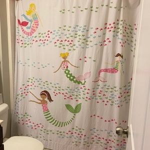 Pottery Barn Kids Mermaid Shower Curtain
